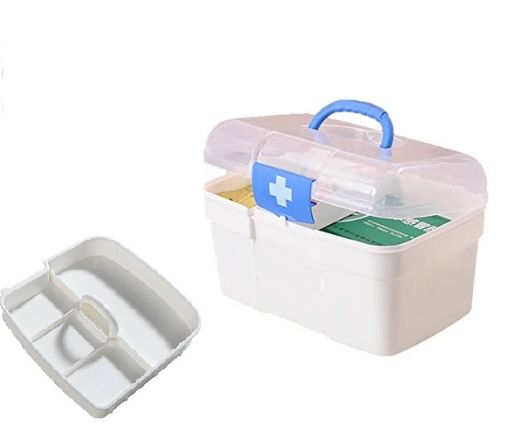 Picture of Medical Box Font Lock,Medical box with front lock,Medical box,medical storage box,First Aid Box,Emergency Medical Kit